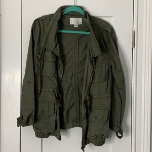 Green Cargo Utility Jacket